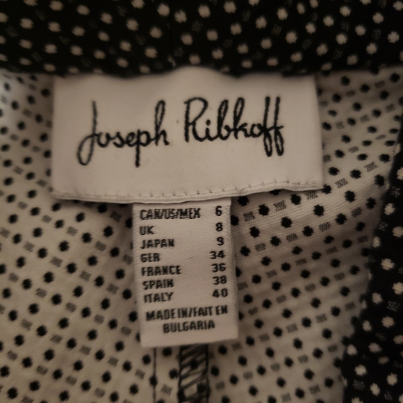 Joseph Ribkoff Monochrome Zip Midi Dress - Picture 2 of 2